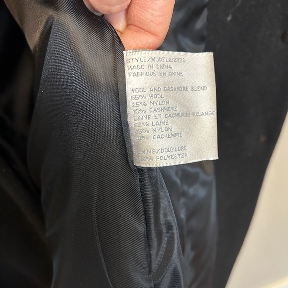 Fairweather Wool/Cashmere Blend Coat with Hood (Size 4) - Picture 5 of 5